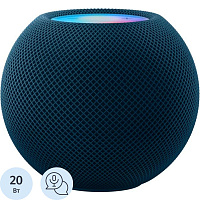 Умная колонка Apple HomePod mini синяя с микрофоном и подсветкой (MJ2C3ZP/A) фото Умная колонка Apple HomePod mini синяя с микрофоном и подсветкой (MJ2C3ZP/A)