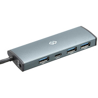 Разветвитель USB Digma (HUB-3U3.0С-UC-G) фото Разветвитель USB Digma (HUB-3U3.0С-UC-G)