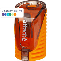Точилка для карандашей Attache с контейнером пластиковая фото Точилка для карандашей Attache с контейнером пластиковая