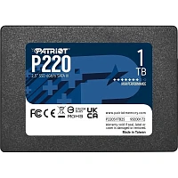 SSD накопитель Patriot Memory P220 1 ТБ (P220S1TB25) фото SSD накопитель Patriot Memory P220 1 ТБ (P220S1TB25)