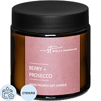 Свеча ароматическая в банке Stella Fragrance Berry/Prosecco 6.5x6 см фото Свеча ароматическая в банке Stella Fragrance Berry/Prosecco 6.5x6 см