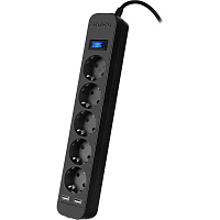 Сетевой фильтр Sven SF-05LU на 5 розеток + 2 USB 1.8 метра (SV-018832) фото Сетевой фильтр Sven SF-05LU на 5 розеток + 2 USB 1.8 метра (SV-018832)