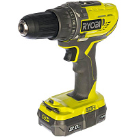 Дрель-шуруповерт аккумуляторная Ryobi One+ R18DD3-120S АКБ х Li-ion (18В, 2 Ач)+ЗУ (5133003347) фото Дрель-шуруповерт аккумуляторная Ryobi One+ R18DD3-120S АКБ х Li-ion (18В, 2 Ач)+ЗУ (5133003347)