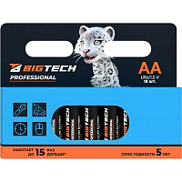 Батарейка AA пальчиковая BigTech Professional (18 штук в упаковке) фото Батарейка AA пальчиковая BigTech Professional (18 штук в упаковке)