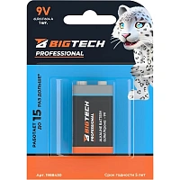 Батарейка крона BigTech Professional фото Батарейка крона BigTech Professional