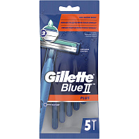 Бритва одноразовая Gillette Blue 2 Plus (5 штук в упаковке) фото Бритва одноразовая Gillette Blue 2 Plus (5 штук в упаковке)