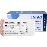 Шовный материал хирургический рассасывающийся Katsan USP 2/0 70 см обратно-режущая игла 26 мм 3/8 (12 штук в упаковке) фото Шовный материал хирургический рассасывающийся Katsan USP 2/0 70 см обратно-режущая игла 26 мм 3/8 (12 штук в упаковке)