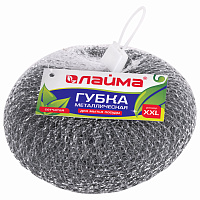 Губка (мочалка) металлическая, сетчатая, 100 г, БОЛЬШАЯ (XXL), для посуды, гриля, плиты, LAIMA, 603106 фото Губка (мочалка) металлическая, сетчатая, 100 г, БОЛЬШАЯ (XXL), для посуды, гриля, плиты, LAIMA, 603106
