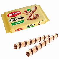 Вафельные трубочки Яшкино ореховые 190 г