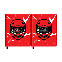 Дневник 1-11 кл. 48л. (твердый) BG "Racer", шелкография, аппликация с анимированным изображением, ляссе