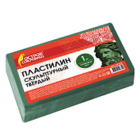 Пластилин скульптурный ОСТРОВ СОКРОВИЩ, оливковый, 1 кг, твердый, 227474 фото Пластилин скульптурный ОСТРОВ СОКРОВИЩ, оливковый, 1 кг, твердый, 227474