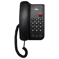 Телефон RITMIX RT-311 black, световая индикация звонка, тональный/импульсный режим, повтор, черный, 80002231 фото Телефон RITMIX RT-311 black, световая индикация звонка, тональный/импульсный режим, повтор, черный, 80002231