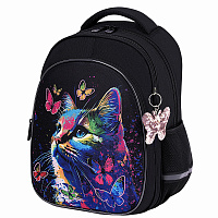 Рюкзак BRAUBERG OPTIMA, 2 отделения, с брелоком, "Butterfly catcher", СВЕТЯЩИЙСЯ, 36х27х18 см, 272097 фото Рюкзак BRAUBERG OPTIMA, 2 отделения, с брелоком, "Butterfly catcher", СВЕТЯЩИЙСЯ, 36х27х18 см, 272097