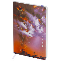 Записная книжка А6 80л. ЛАЙТ, кожзам, Greenwich Line "Power of nature", с резинкой, тиснение фольгой, блок в клетку фото Записная книжка А6 80л. ЛАЙТ, кожзам, Greenwich Line "Power of nature", с резинкой, тиснение фольгой, блок в клетку