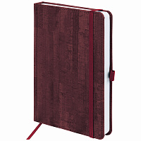 Ежедневник недатированный А5 (138x213 мм) BRAUBERG "Wood", кожзам, резинка, 136 л., бордовый, 111675 фото Ежедневник недатированный А5 (138x213 мм) BRAUBERG "Wood", кожзам, резинка, 136 л., бордовый, 111675