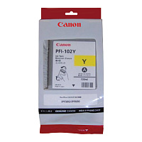 Картридж струйный Canon PFI-102Y (0898B001/003) жёлтый для IPF500/600/700 фото Картридж струйный Canon PFI-102Y (0898B001/003) жёлтый для IPF500/600/700