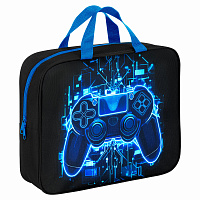 Папка на молнии с ручками BRAUBERG KIDS А4, 1 отделение, полиэстер, 80 мм, Digital gamepad, 273316 фото Папка на молнии с ручками BRAUBERG KIDS А4, 1 отделение, полиэстер, 80 мм, Digital gamepad, 273316
