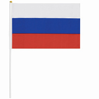 Флаг России ручной 30х45 см, без герба, с флагштоком, BRAUBERG/STAFF, 550182, RU14 фото Флаг России ручной 30х45 см, без герба, с флагштоком, BRAUBERG/STAFF, 550182, RU14