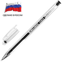 Ручка гелевая РОССИЯ "СОЮЗ", ЧЕРНАЯ, корпус прозрачный, 0,7 мм, линия письма 0,5 мм, BRAUBERG, 143963 фото Ручка гелевая РОССИЯ "СОЮЗ", ЧЕРНАЯ, корпус прозрачный, 0,7 мм, линия письма 0,5 мм, BRAUBERG, 143963