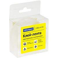 Клей-лента двусторонняя многоразовая OfficeSpace, 30мм*2мм*1м фото Клей-лента двусторонняя многоразовая OfficeSpace, 30мм*2мм*1м
