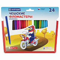Фломастеры 24 ЦВЕТА CENTROPEN "Пингвины", смываемые, вентилируемый колпачок, 7790/24ET, 7 7790 2486 фото Фломастеры 24 ЦВЕТА CENTROPEN "Пингвины", смываемые, вентилируемый колпачок, 7790/24ET, 7 7790 2486