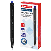 Ручка шариковая масляная автоматическая BRAUBERG "BLACK PEN RT", СИНЯЯ, игольчатый наконечник 0,7 мм, линия письма 0,35 мм, 144326 фото Ручка шариковая масляная автоматическая BRAUBERG "BLACK PEN RT", СИНЯЯ, игольчатый наконечник 0,7 мм, линия письма 0,35 мм, 144326