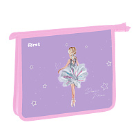 Папка для тетрадей 1 отделение, А5 Forst "Dance Dream" , 240*205*40 мм, пластик, на молнии фото Папка для тетрадей 1 отделение, А5 Forst "Dance Dream" , 240*205*40 мм, пластик, на молнии