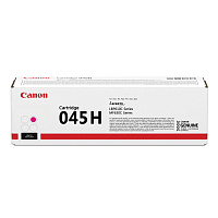 Картридж лазерный Canon 045H M 1244C002 пурпурный оригинальный повышенной ёмкости