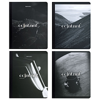 Тетрадь А5 96 л. BRAUBERG, на сшивке с корешком, клетка, обложка картон, "Simplicity", 405288