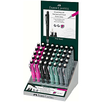 Карандаш механический Faber-Castell "Poly Matic" 0,7мм, с ластиком, ассорти, дисплей фото Карандаш механический Faber-Castell "Poly Matic" 0,7мм, с ластиком, ассорти, дисплей