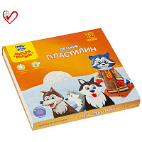 Пластилин Мульти-Пульти "Енот на Аляске", 12 цветов, 180г, со стеком, картон фото Пластилин Мульти-Пульти "Енот на Аляске", 12 цветов, 180г, со стеком, картон