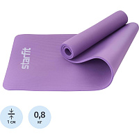 Коврик для йоги Starfit FM-301 NBR 183x61х1.0 см фиолетовый фото Коврик для йоги Starfit FM-301 NBR 183x61х1.0 см фиолетовый