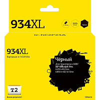 Картридж струйный T2 934XL IC-HC2P23A/C2P23AE для HP черный совместимый фото Картридж струйный T2 934XL IC-HC2P23A/C2P23AE для HP черный совместимый