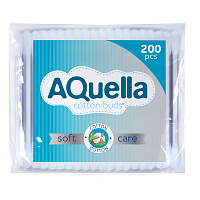 Палочки ватные Aquella 200 штук фото Палочки ватные Aquella 200 штук