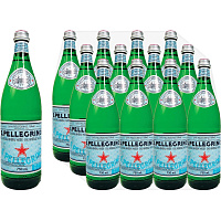 Вода минеральная S. Pellegrino столовая газированная 0.75 л фото Вода минеральная S. Pellegrino столовая газированная 0.75 л