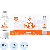 Вода минеральная Acqua Panna столовая негазированная 0.5 л фото Вода минеральная Acqua Panna столовая негазированная 0.5 л