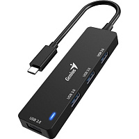 Разветвитель USB Genius UH-400 (31240002400) фото Разветвитель USB Genius UH-400 (31240002400)