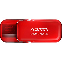 Флешка USB 2.0 64 ГБ Adata UV240 (AUV240-64G-RRD) фото Флешка USB 2.0 64 ГБ Adata UV240 (AUV240-64G-RRD)