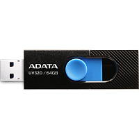 Флешка USB 3.0 64 ГБ Adata UV320 (AUV320-64G-RBKBL) фото Флешка USB 3.0 64 ГБ Adata UV320 (AUV320-64G-RBKBL)