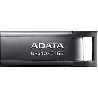 Флешка USB 3.0 64 ГБ Adata UR340 (AROY-UR340-64GBK) фото Флешка USB 3.0 64 ГБ Adata UR340 (AROY-UR340-64GBK)