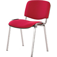 Стул офисный Easy Chair ИЗО/ISO красный ткань металл хромированный, поперечина (диаметр) 18 мм (2028507) фото Стул офисный Easy Chair ИЗО/ISO красный ткань металл хромированный, поперечина (диаметр) 18 мм (2028507)
