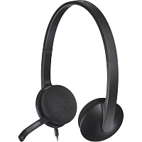 Гарнитура проводная Logitech Headset H340 (981-000509) фото Гарнитура проводная Logitech Headset H340 (981-000509)