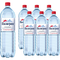 Вода минеральная Пилигрим столовая газированная 1.5 л фото Вода минеральная Пилигрим столовая газированная 1.5 л