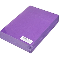 Бумага цветная для печати Комус Color 80 г/кв.м, 500 листов, А4, фиолетовая интенсивная фото Бумага цветная для печати Комус Color 80 г/кв.м, 500 листов, А4, фиолетовая интенсивная