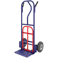 Тележка грузовая с доп полкой КГ 250 П колеса пневмо D250мм RUSKLAD фото Тележка грузовая с доп полкой КГ 250 П колеса пневмо D250мм RUSKLAD