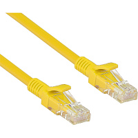 Патч-корд витая пара ExeGate UTP-RJ45-RJ45-5e-5M-YL cat 5e 5 м (EX282031RUS) фото Патч-корд витая пара ExeGate UTP-RJ45-RJ45-5e-5M-YL cat 5e 5 м (EX282031RUS)