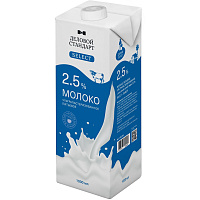 Молоко Деловой Стандарт Select ультрапастеризованное 2.5% 1 л фото Молоко Деловой Стандарт Select ультрапастеризованное 2.5% 1 л