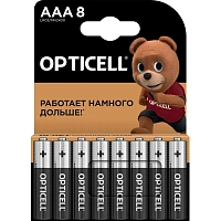 Батарейка AAA мизинчиковая Opticell Basic (8 штук в упаковке) фото Батарейка AAA мизинчиковая Opticell Basic (8 штук в упаковке)