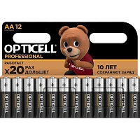 Батарейка AA пальчиковая Opticell Professional (12 штук в упаковке) фото Батарейка AA пальчиковая Opticell Professional (12 штук в упаковке)