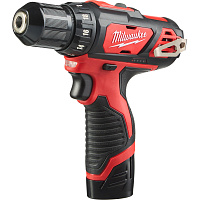 Дрель-шуруповерт аккумуляторная Milwaukee M12BDD-202С 2 АКБ x Li-ion (12В, 2 Ач)+ЗУ в кейсе (4933441915) фото Дрель-шуруповерт аккумуляторная Milwaukee M12BDD-202С 2 АКБ x Li-ion (12В, 2 Ач)+ЗУ в кейсе (4933441915)